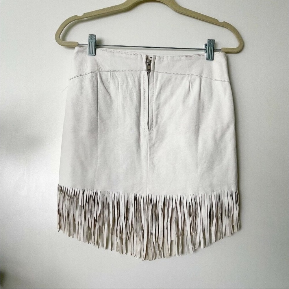 Spell Leather Fringe Skirt - Picture 4 of 10